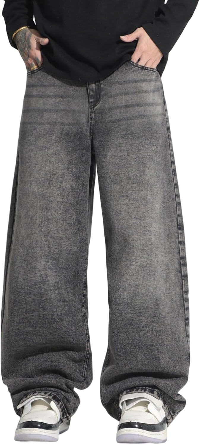 Vaqueros Baggy Hip Hop Pierna Ancha Hombre | Zewool