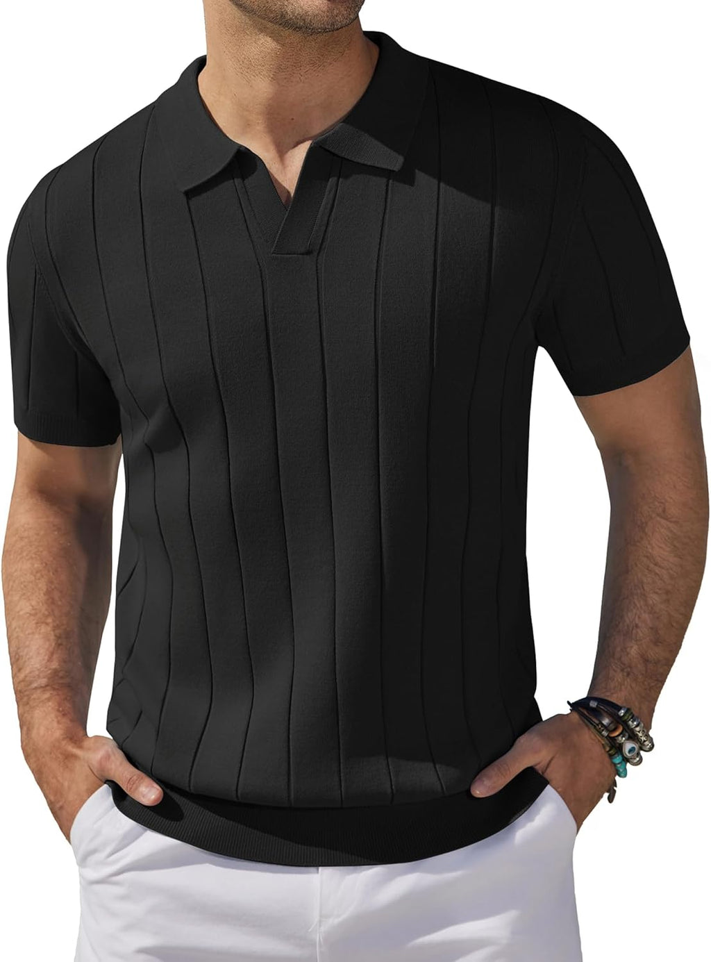 Polo de Hombre Manga Corta | Cuello V · kira-me