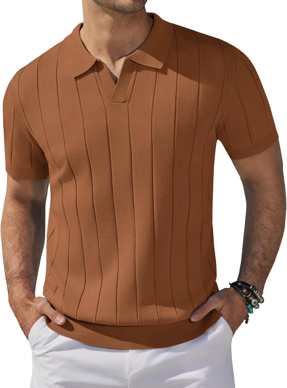 Polo de Hombre Manga Corta | Cuello V · kira-me