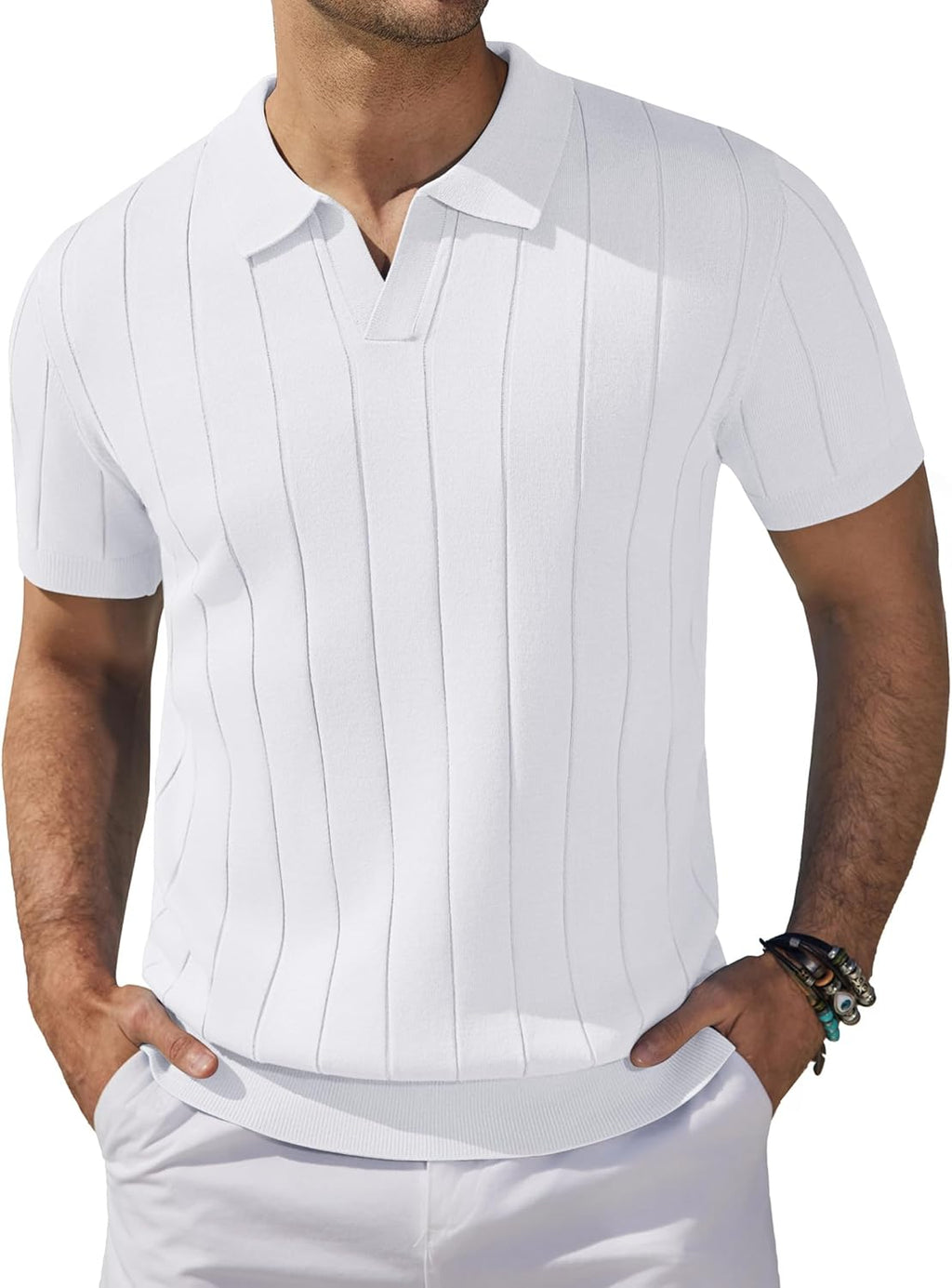 Polo de Hombre Manga Corta | Cuello V · kira-me