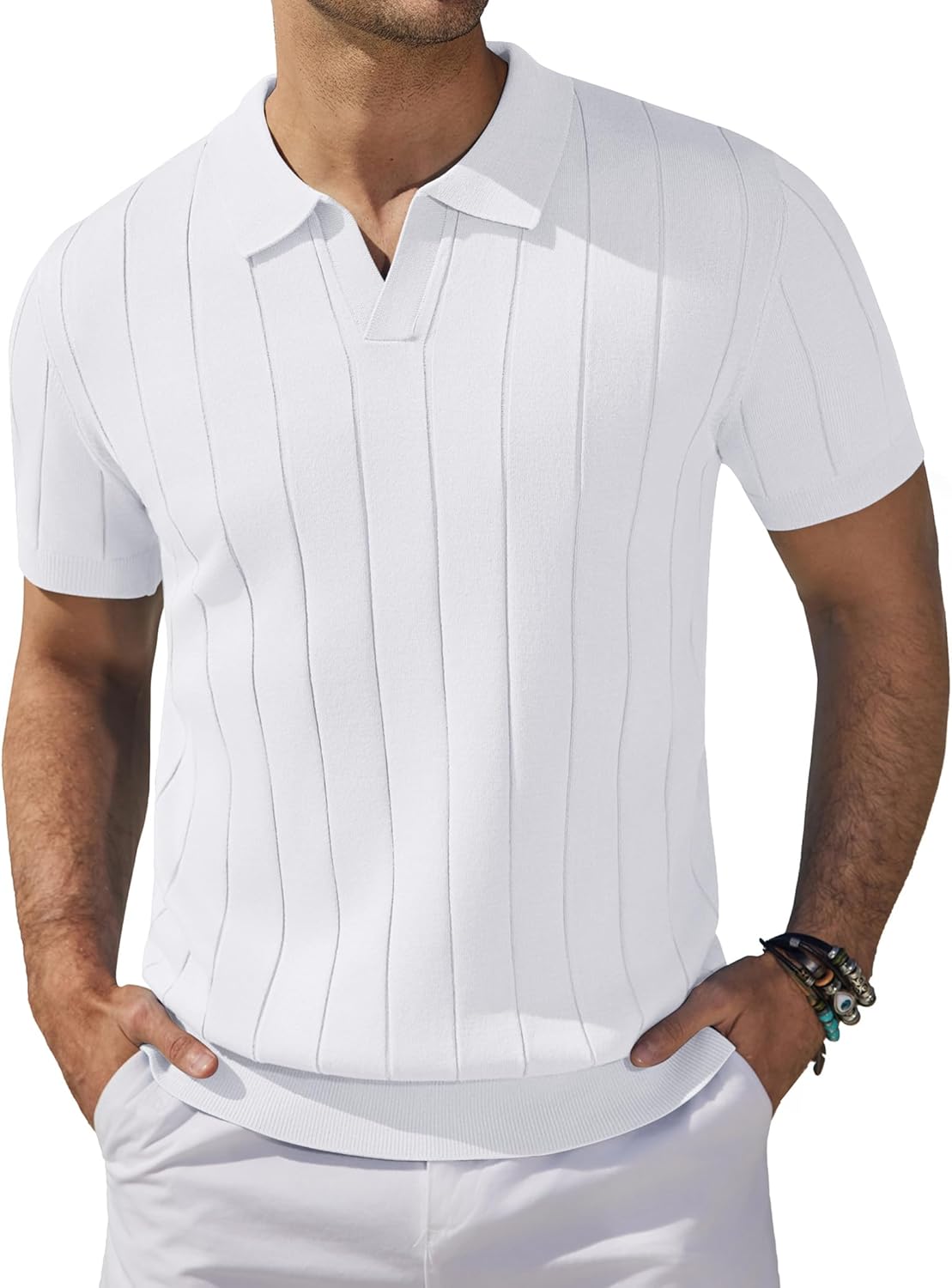 Polo de Hombre Manga Corta | Cuello V · kira-me