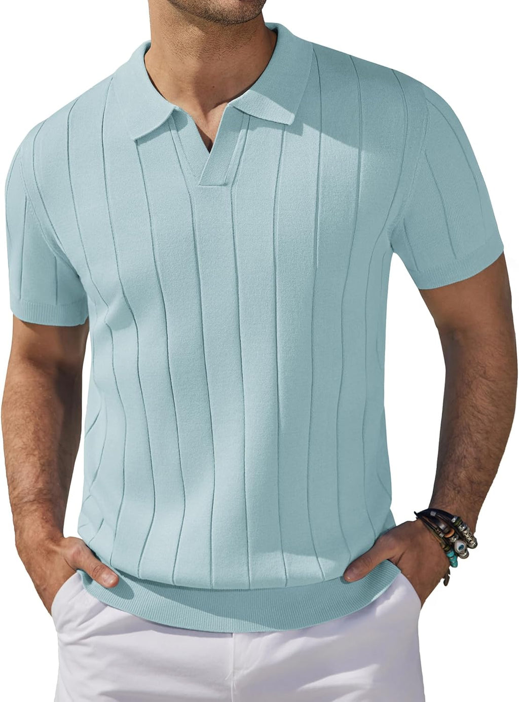 Polo de Hombre Manga Corta | Cuello V · kira-me