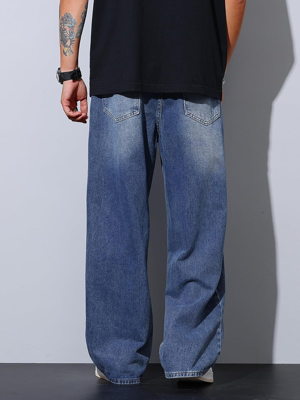 Vaqueros Baggy Hip Hop Pierna Ancha Hombre | Zewool
