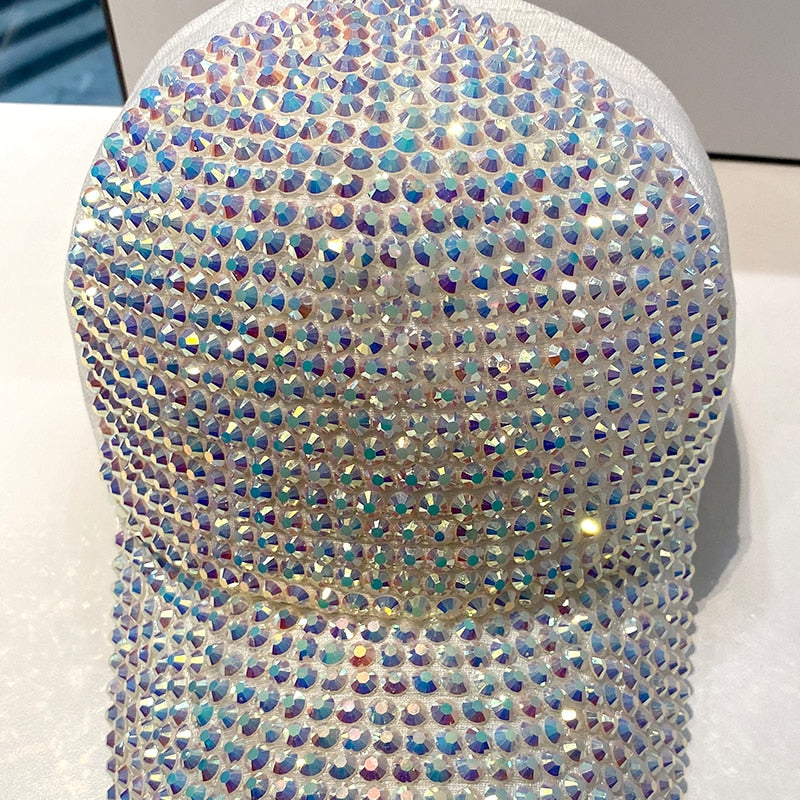 Gorra con purpurina