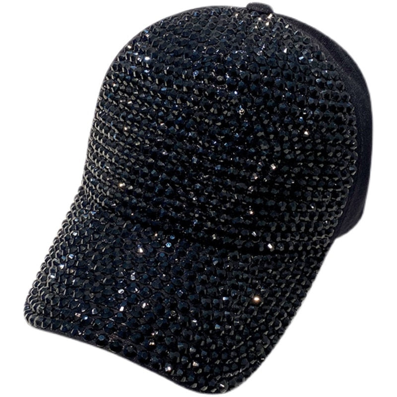 Gorra con purpurina