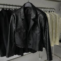 Chaqueta corta de cocodrilo Leire