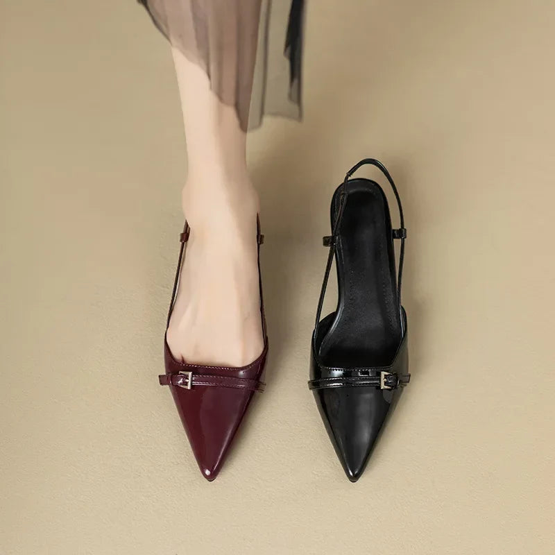 Zapatos de tacón medio y tacón alto