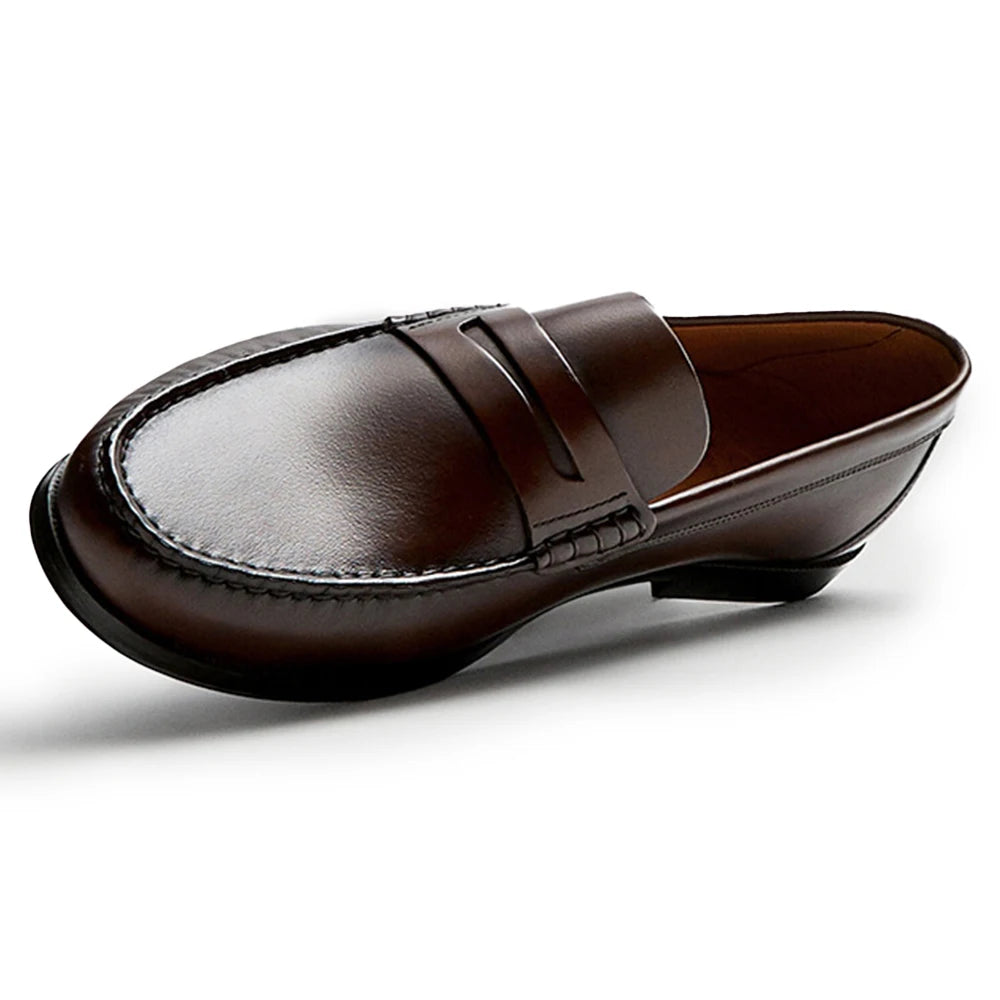 Zapatos de Hombre Elegantes | Marrón y Negro · Victoroad