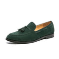 Mocasines Artesanales de Hombre - Cuero Ante, Suela Suave, Ultraligeros
