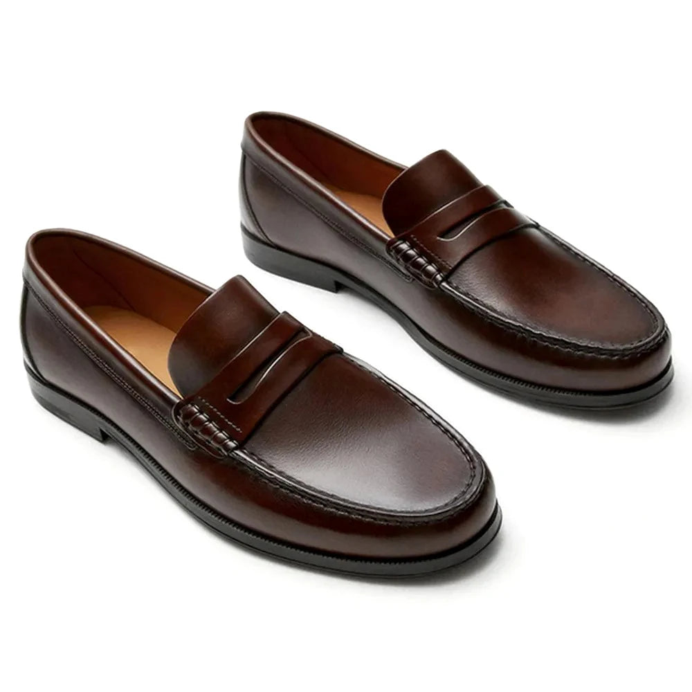 Zapatos de Hombre Elegantes | Marrón y Negro · Victoroad
