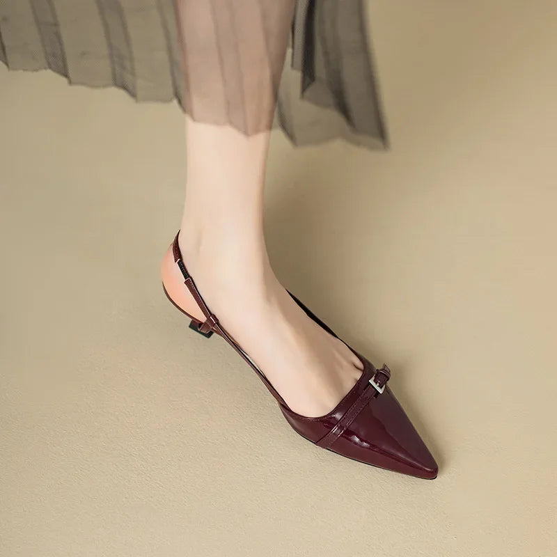 Zapatos de tacón medio y tacón alto