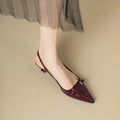 Zapatos de tacón medio y tacón alto