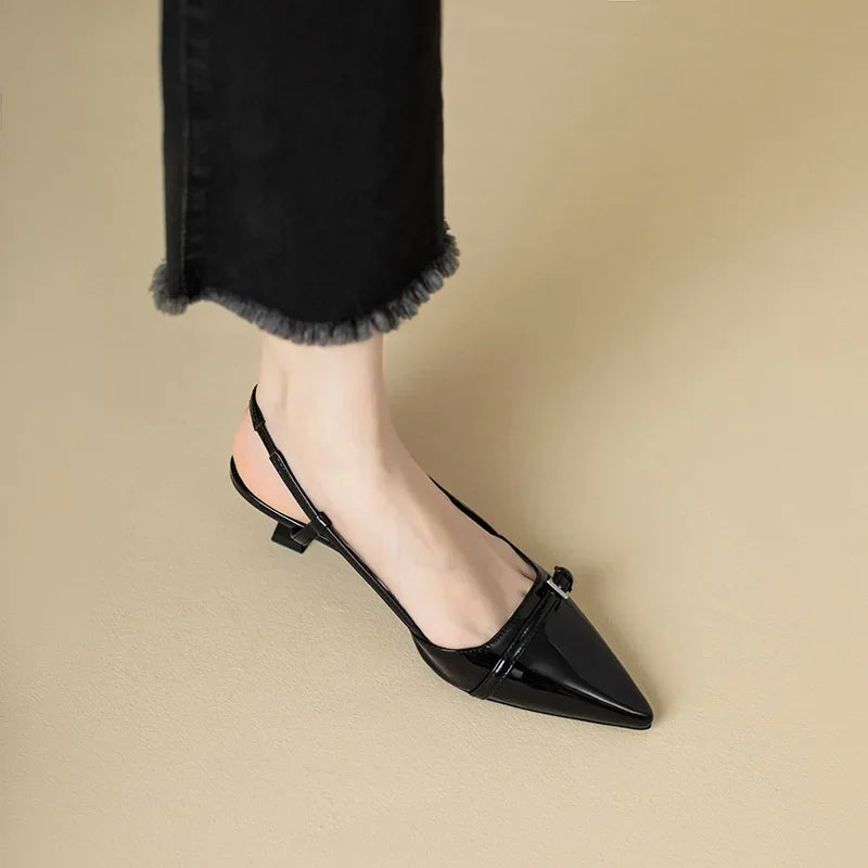 Zapatos de tacón medio y tacón alto