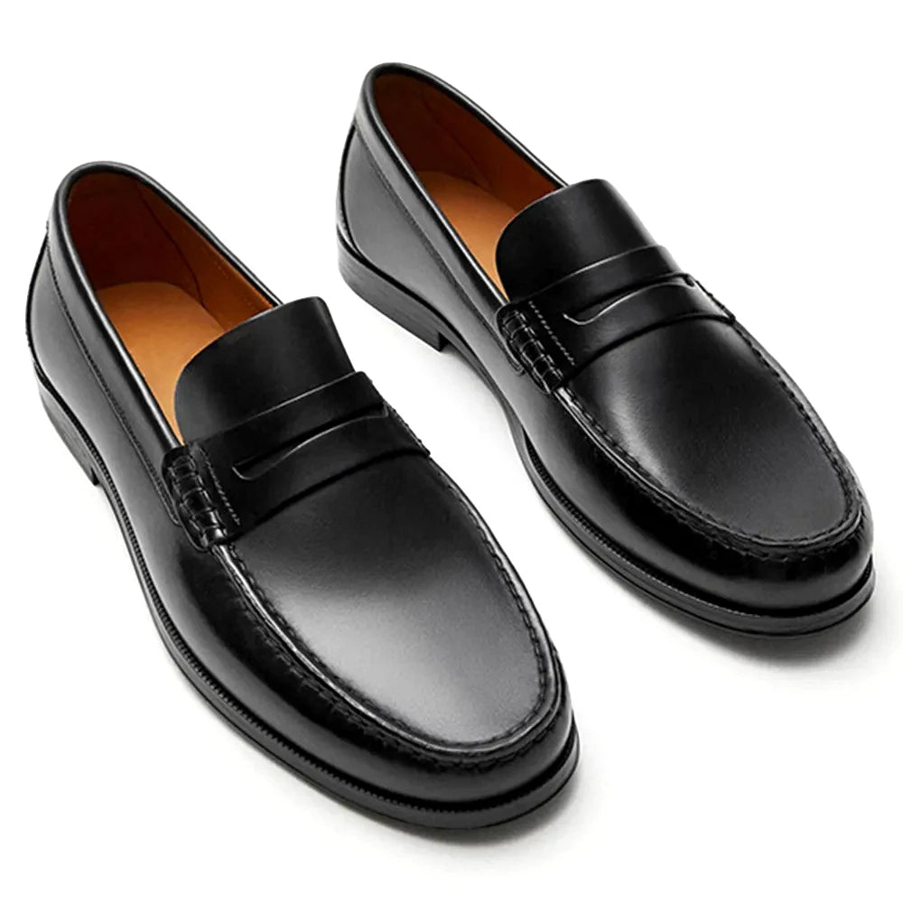 Zapatos de Hombre Elegantes | Marrón y Negro · Victoroad