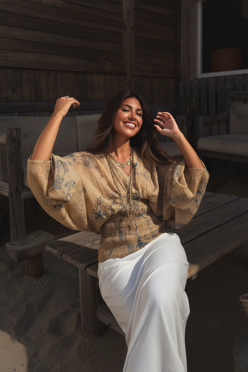 Blusa Boho Tie Dye - Foto 4