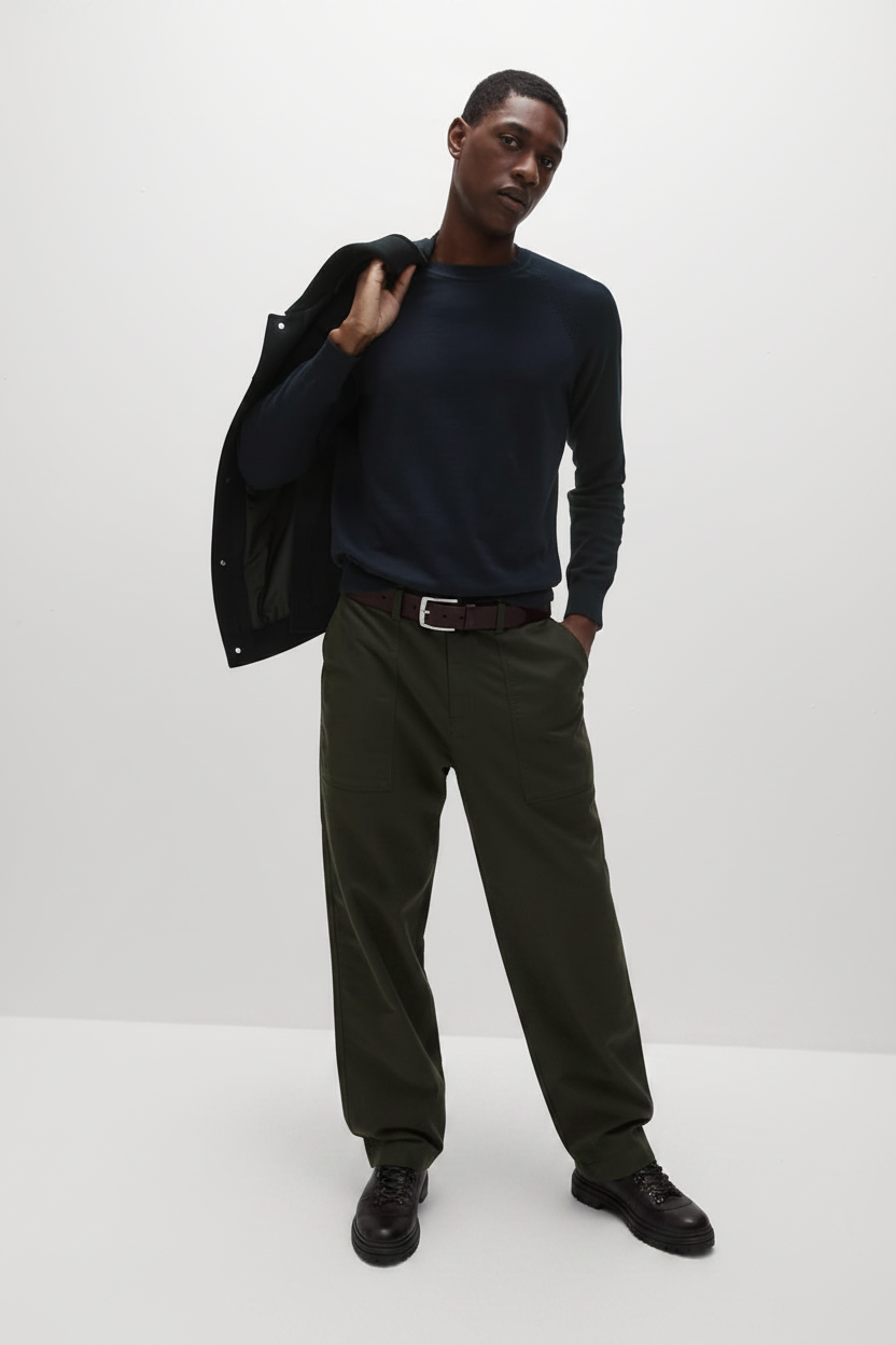Dark Navy - Full body