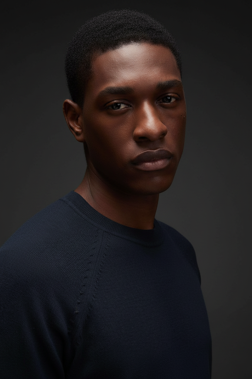 Dark Navy - Portrait